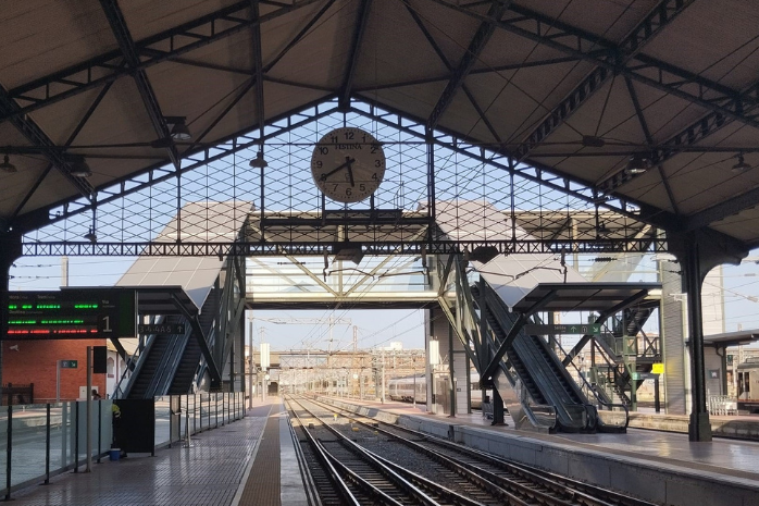 andén de la estación de Valladolid