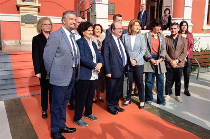 El ministro de Cultura y Deportes, Miguel Iceta, en el acto de inauguración del V Foro Cultura y Ruralidades