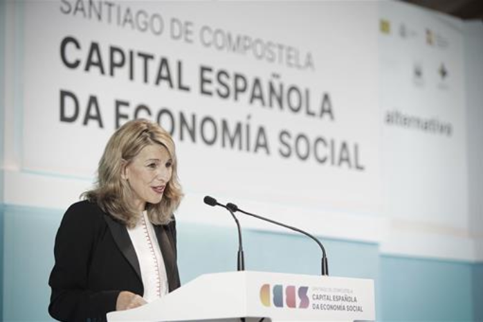 La vicepresidenta tercera y ministra de Trabajo y Economía Social, Yolanda Díaz