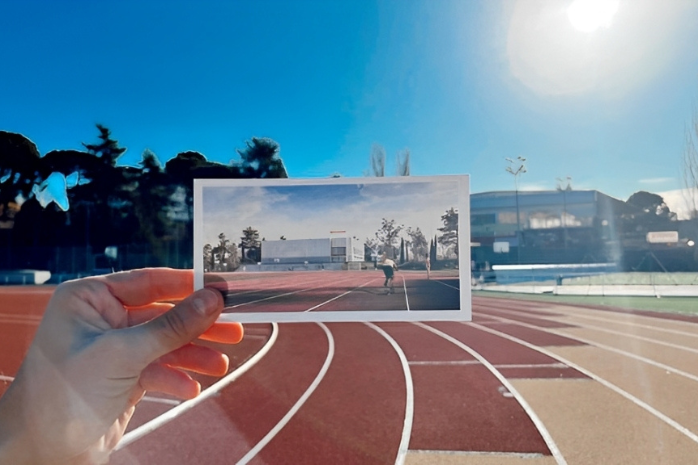 una pista de atletismo