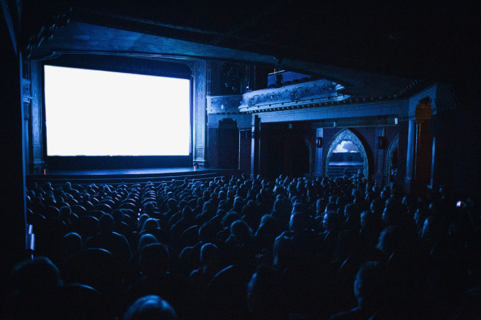 una imagen de recurso del interior de una sala de cine