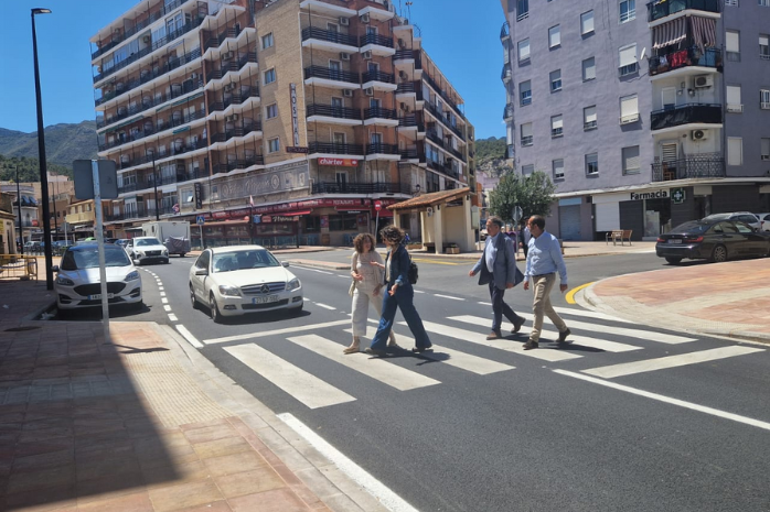 paso de peatones en la zona donde se ha efectuado la actuación 