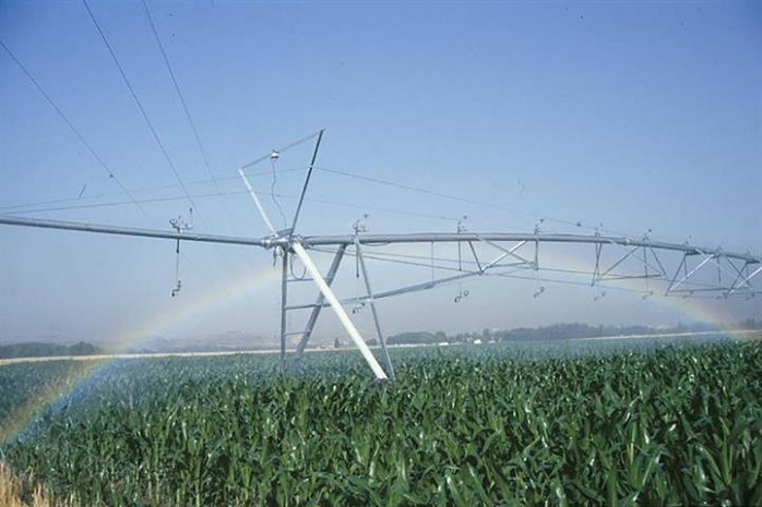 Regadío automático de un campo