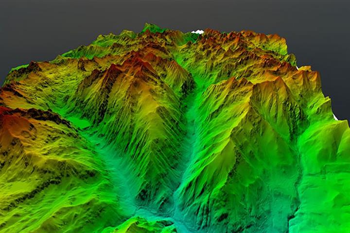 Modelo digital del terreno a partir de datos Lidar