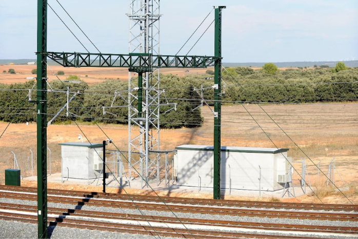 Antena GM-R en una vía