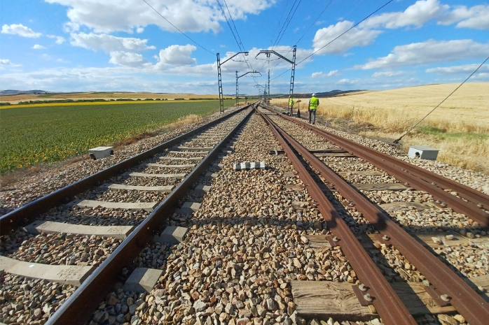 vías de tren