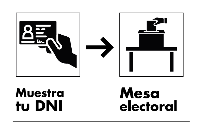 carteles, accesibles, elecciones. 28M