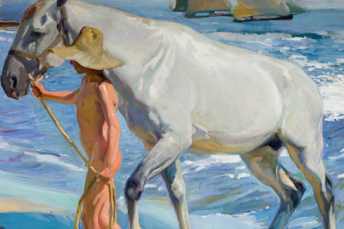 detalle de un cuadro de Sorolla