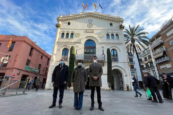 La ministra de Política Territorial, Isabel Rodríguez, en Badalona