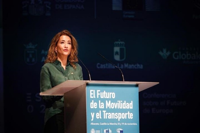 La ministra de Transportes, Movilidad y Agenda Urbana, Raquel Sánchez