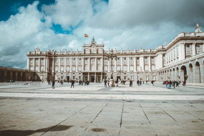 vista del Palacio Real en Madrid