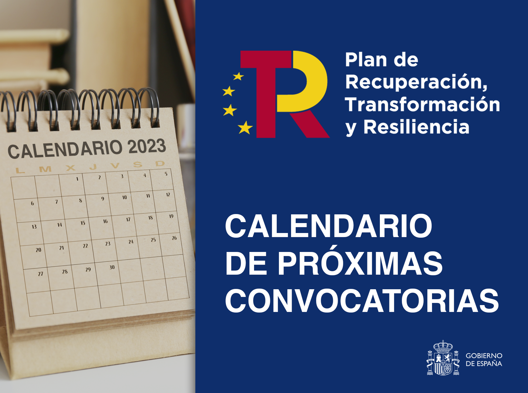 Imagen calendario de próximas convocatorias