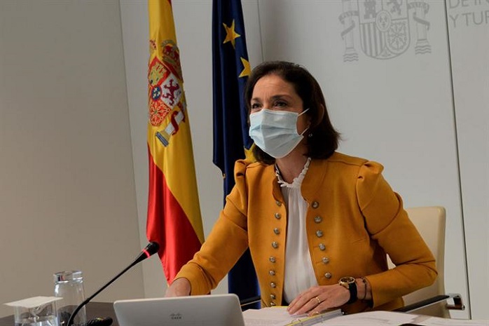 La ministra de Industria, Comercio y Turismo, Reyes Maroto.