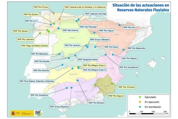 Inversión en reservas naturales fluviales