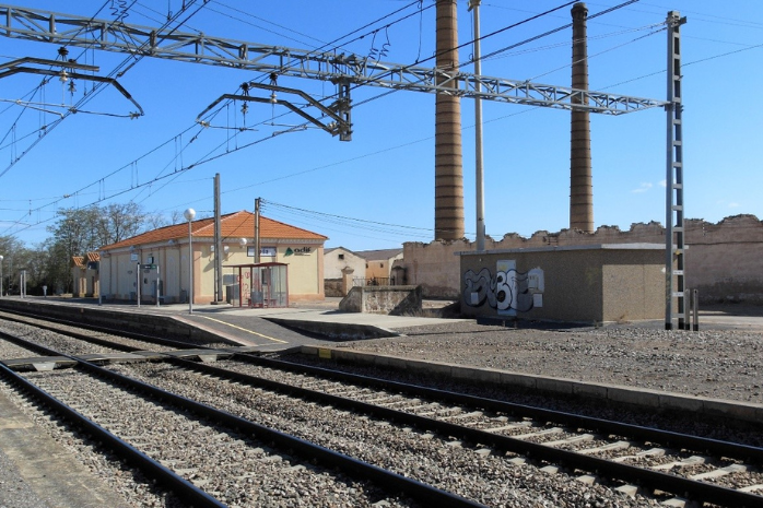 Estación de Épila en Zaragoza