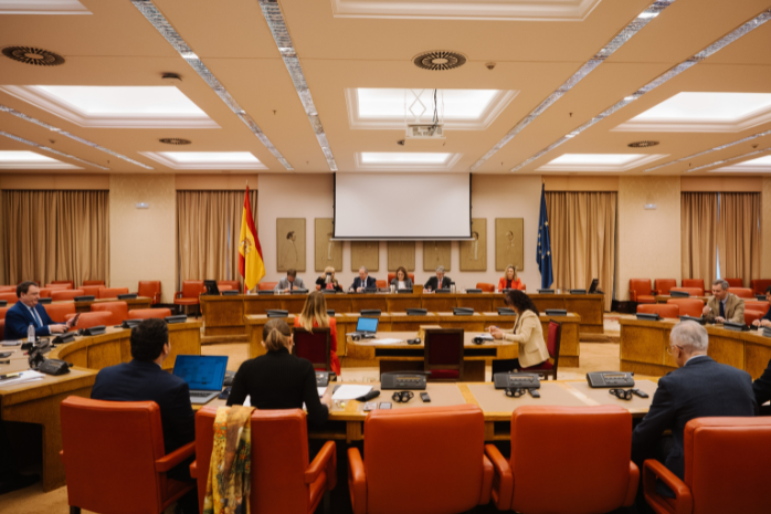 El ministro de Industria y Turismo, Jordi Hereu, durante su comparecencia en la Comisión de Industria y Turismo del Congreso de los Diputados