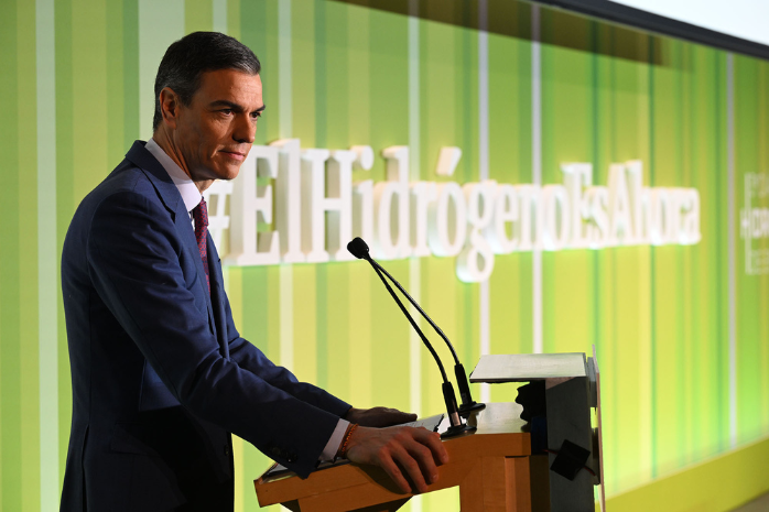 El presidente del Gobierno Pedro Sánchez inaugura la III edición del Día del Hidrógeno de Enagás