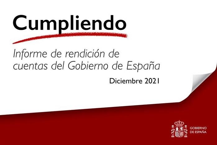 Imagen del informe semestral "Cumpliendo"