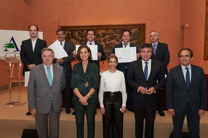 La ministra de Transportes, Movilidad y Agenda Urbana, Raquel Sánchez, durante la entrega anual del Premio Anci celebrado en Madrid