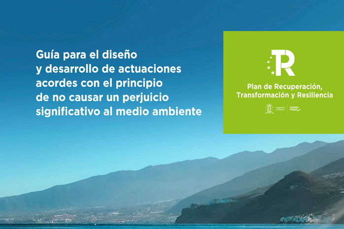 Portada de la guía DNSH del Ministerio para la Transición Ecológica y el Reto Demográfico