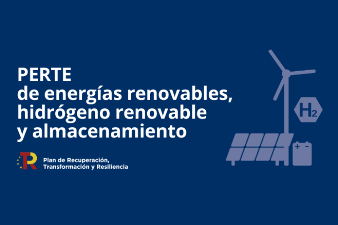 Imagen del PERTE de energías renovables, hidrógeno renovable y almacenamiento