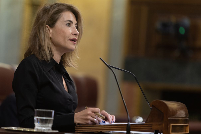 La ministra de Transportes, Movilidad y Agenda Urbana, Raquel Sánchez, comparece en el Congreso de los Diputados para presentar el Proyecto de Presupuestos del Ministerio para 2023