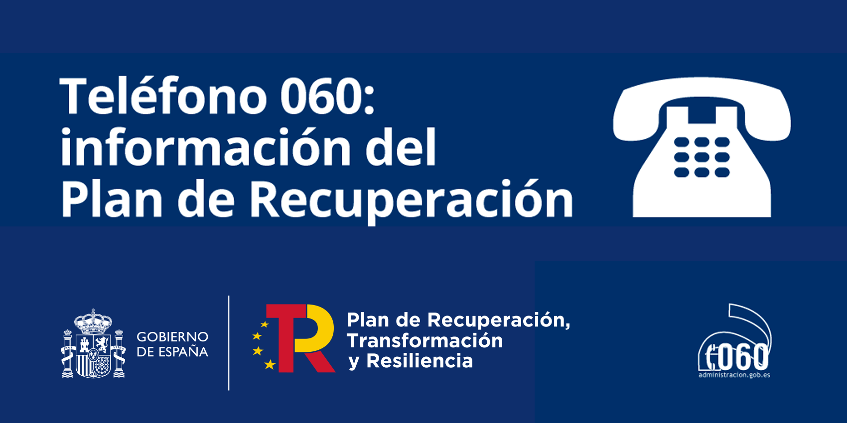 Imagen del servicio de información sobre el Plan de Recuperación en el teléfono 060