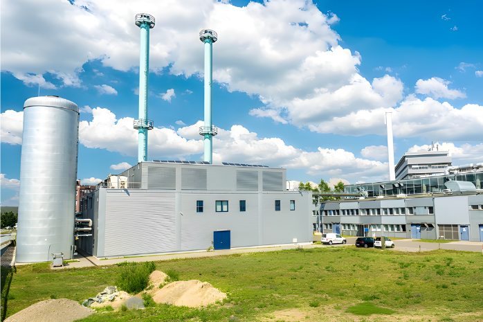 una planta de cogeneración de energía